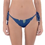 Cute Korean Pattern Reversible Bikini Bottoms