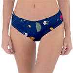 Cute Korean Pattern Reversible Classic Bikini Bottoms