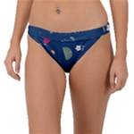 Cute Korean Pattern Band Bikini Bottoms