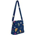 Cute Korean Pattern Zipper Messenger Bag