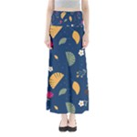 Cute Korean Pattern Full Length Maxi Skirt