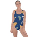 Cute Korean Pattern Bring Sexy Back Swimsuit