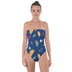 Tie Back One Piece Swimsuit 