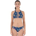 Cute Korean Pattern Perfectly Cut Out Bikini Set