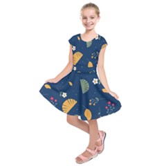 Kids  Short Sleeve Dress 