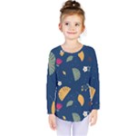 Cute Korean Pattern Kids  Long Sleeve T-Shirt