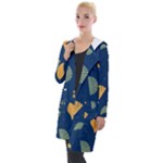 Cute Korean Pattern Hooded Pocket Cardigan