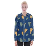 Cute Korean Pattern Womens Long Sleeve Shirt