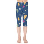 Cute Korean Pattern Kids  Capri Leggings 