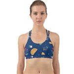 Cute Korean Pattern Back Web Sports Bra