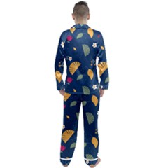 Men s Long Sleeve Satin Pajamas Set 