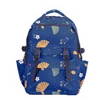 Cute Korean Pattern Carry-on Double Buckle Travel Backpack