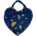 Cute Korean Pattern Giant Heart Shaped Tote