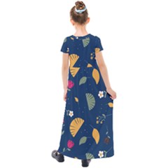 Kids  Short Sleeve Maxi Dress 