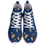 Cute Korean Pattern Men s Lightweight High Top Sneakers