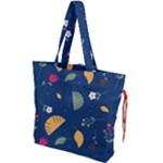 Cute Korean Pattern Drawstring Tote Bag