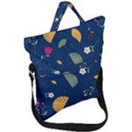 Cute Korean Pattern Fold Over Handle Tote Bag