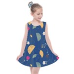 Cute Korean Pattern Kids  Summer Dress