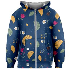 Kids  Zipper Hoodie Without Drawstring 