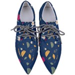 Cute Korean Pattern Pointed Oxford Shoes