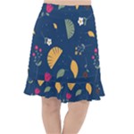 Cute Korean Pattern Fishtail Chiffon Skirt