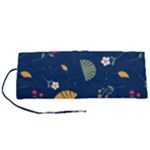 Cute Korean Pattern Roll Up Canvas Pencil Holder (S)