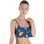 Cute Korean Pattern Layered Top Bikini Top 