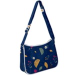 Cute Korean Pattern Zip Up Shoulder Bag