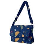 Cute Korean Pattern Full Print Messenger Bag (L)