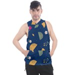 Cute Korean Pattern Men s Sleeveless Hoodie