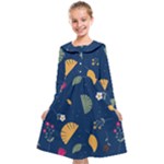 Cute Korean Pattern Kids  Midi Sailor Dress