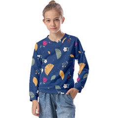 Kids  Long Sleeve T-Shirt with Frill  