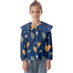 Cute Korean Pattern Kids  Peter Pan Collar Blouse