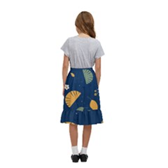 Kids  Ruffle Flared Wrap Midi Skirt 