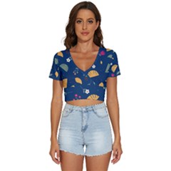 V-Neck Crop Top 