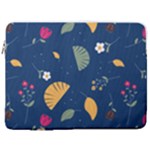 Cute Korean Pattern 17  Vertical Laptop Sleeve Case With Pocket