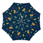 Cute Korean Pattern Automatic Folding Umbrella with Case (Medium)