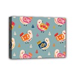 Cute Bird Pattern Mini Canvas 7  x 5  (Stretched)