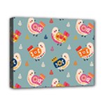 Cute Bird Pattern Canvas 10  x 8  (Stretched)