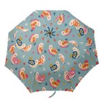 Cute Bird Pattern Folding Umbrellas