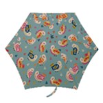 Cute Bird Pattern Mini Folding Umbrellas