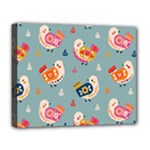 Cute Bird Pattern Deluxe Canvas 20  x 16  (Stretched)