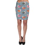 Cute Bird Pattern Bodycon Skirt