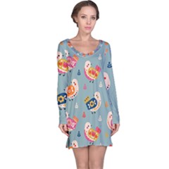 Long Sleeve Nightdress 