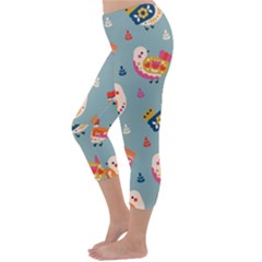 Capri Winter Leggings  Back