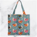 Zipper Grocery Tote Bag 