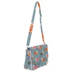 Cute Bird Pattern Shoulder Bag with Back Zipper