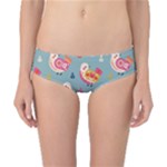 Cute Bird Pattern Classic Bikini Bottoms