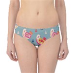 Cute Bird Pattern Hipster Bikini Bottoms