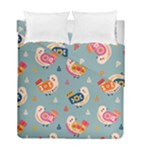 Cute Bird Pattern Duvet Cover Double Side (Full/ Double Size)